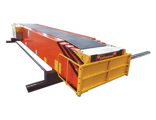 Track type telescopic conveyor